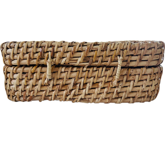 J.CREW Women's Woven Crossbody‎ Bag in Rainbow Rattan - Picture 4 of 7